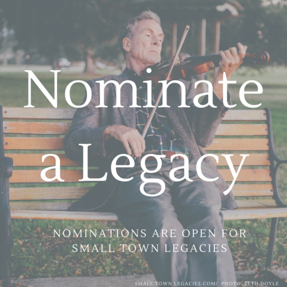 Nominations for Small Town Legacies. Photo: Seth Doyle.